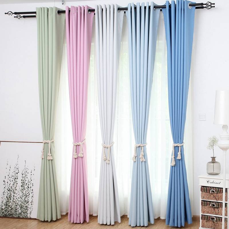 solid blackout fabric