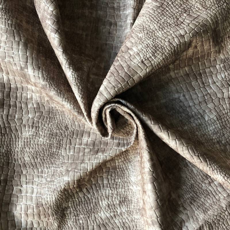 crocodile velvet fabric